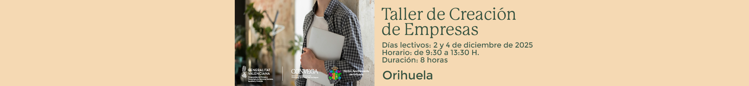 Taller Creación Empresas Orihuela 2025