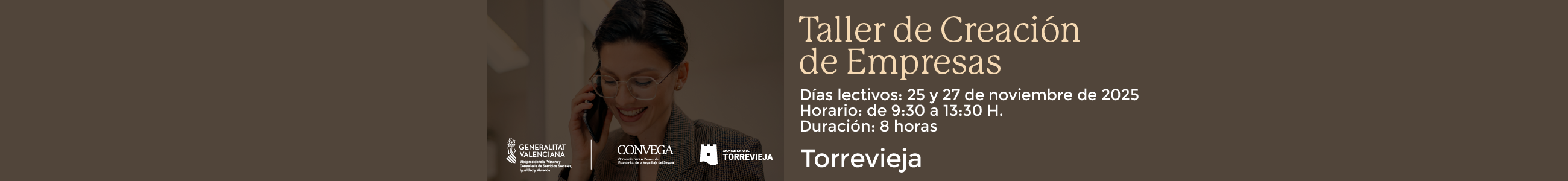 Taller Creación Empresas Torrevieja 2025